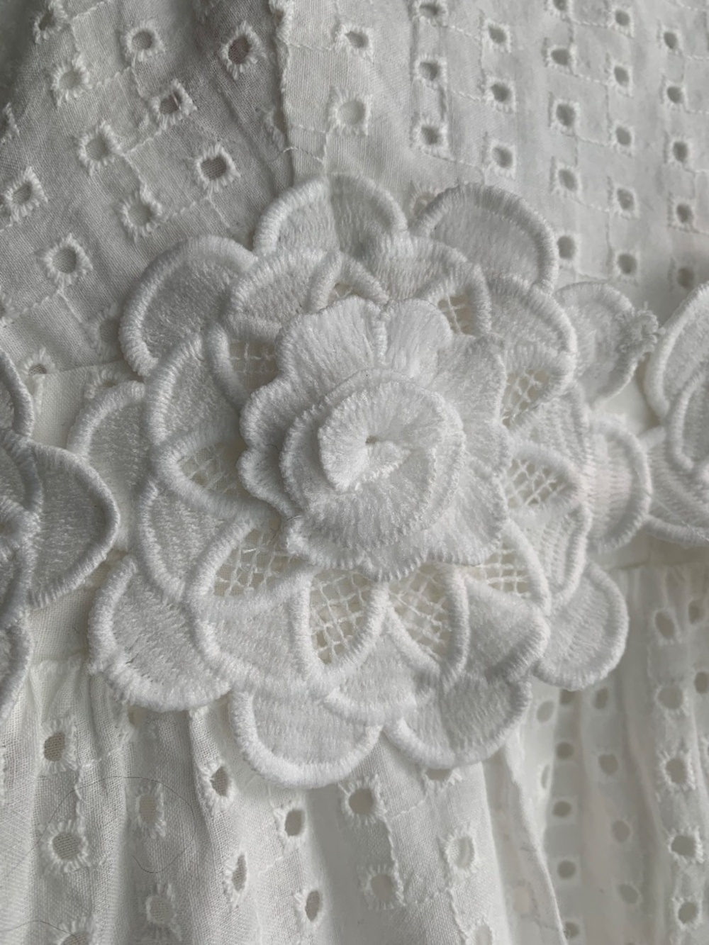 KOTON Maxi Dress Women's size EUR 42 or US XL Embroidered Backless Cotton White - Picture 8 of 14